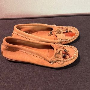 Minnetonka Moccasins with Feather